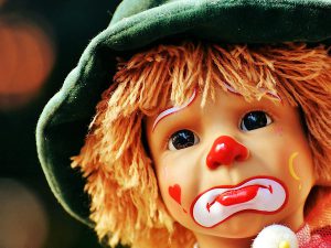 Trauriger Clown