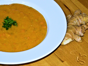 Möhren-Ingwer-Suppe