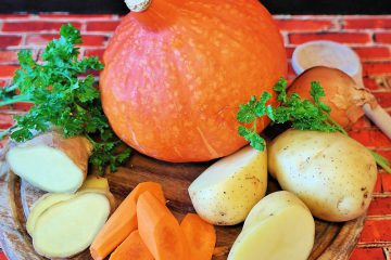 Zutaten für Kürbissuppe