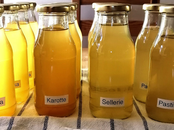 Eingekochte Brühe